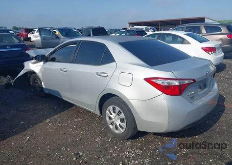 2015 Toyota Corolla L from USA, damaged, VIN 2T1BURHE1FC445993